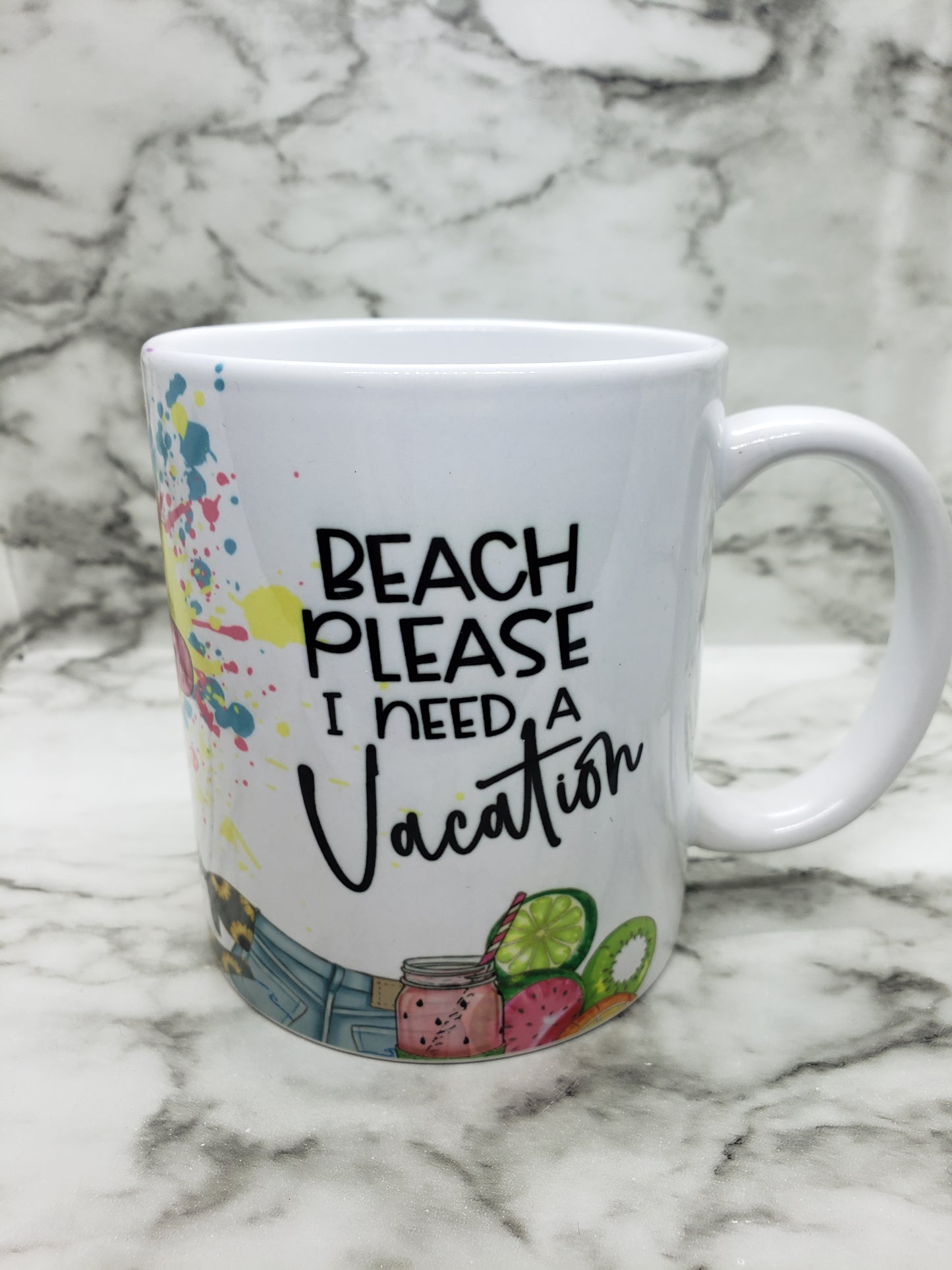 Beach Please, I Need A Vacation Mug